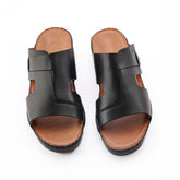 AN- 4807 - Black / Tan Luxury Arabic Sandal for Men