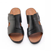 AN- 4807 Black / Tan - Luxury Arabic Sandal for Men