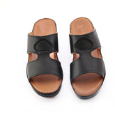 AN- 4802 - Black / Tan Luxury Arabic Sandal for Men