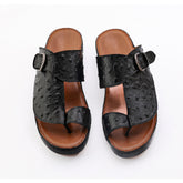 AN- 4810 - Black /Tan Luxury Arabic Sandal for Men