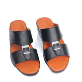 AN- 4852 - Black / Tan Luxury Arabic Sandal for Men
