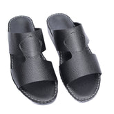 AN- 4850 - Full Black Luxury Arabic Sandal for Men