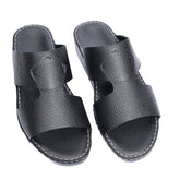 AN- 4850 Full Black - Luxury Arabic Sandal for Men