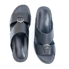 AN- 4801 Full Black - Luxury Arabic Sandal for Men