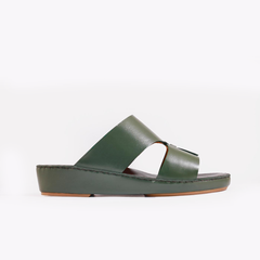 AN-2004- Green Luxury Arabic Sandal for Men