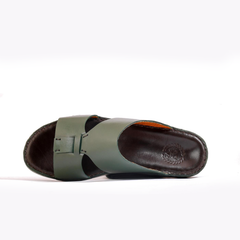 AN-2004- Green Luxury Arabic Sandal for Men