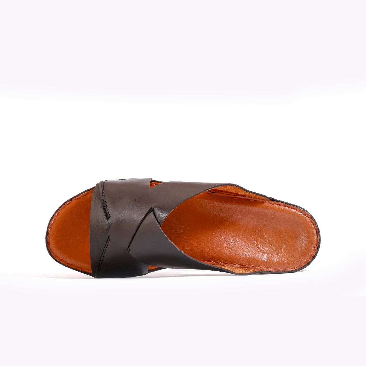 AN-2005- Black Luxury Arabic Sandal for Men