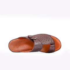 AN-2009- Brown Luxury Arabic Sandal for Men