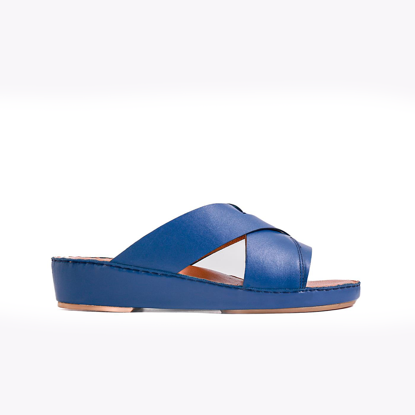 AN-2011- Blue Luxury Arabic Sandal for Men