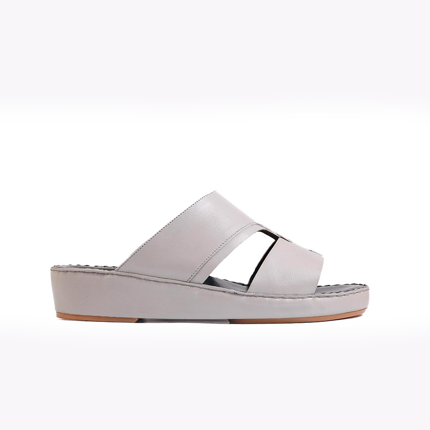 AN-2015- White Luxury Arabic Sandal for Men