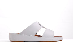 AN- 4802 - White / Tan Luxury Arabic Sandal for Men