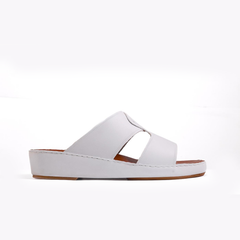 AN-2021- White Luxury Arabic Sandal for Men