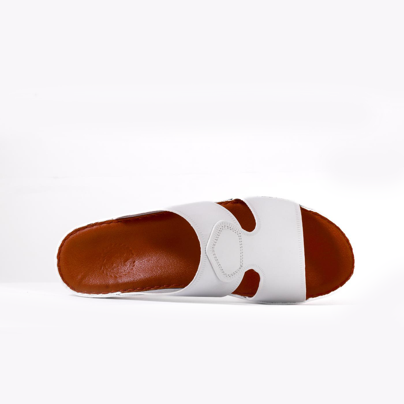 AN-2021- White Luxury Arabic Sandal for Men