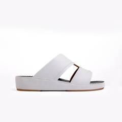 AN-2023- White Luxury Arabic Sandal for Men