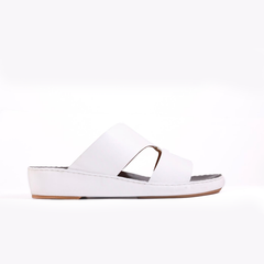 AN-2024- White Luxury Arabic Sandal for Men