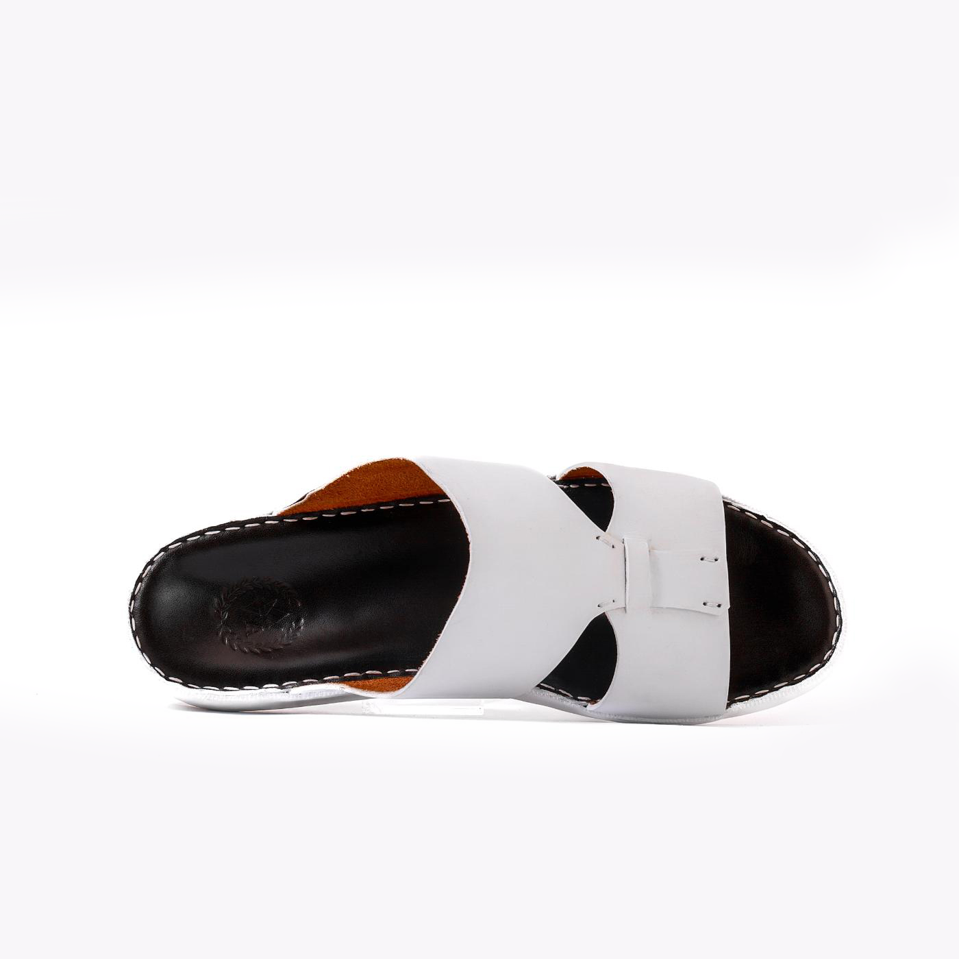 AN-2024- White Luxury Arabic Sandal for Men