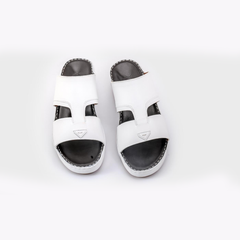 AN-2023- White Luxury Arabic Sandal for Men