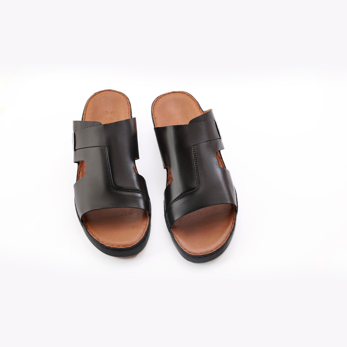 AN-2003- Black Luxury Arabic Sandal for Men