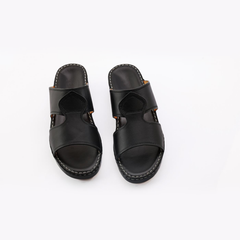 AN-2007- Black Luxury Arabic Sandal for Men