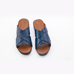 AN-2011- Blue Luxury Arabic Sandal for Men