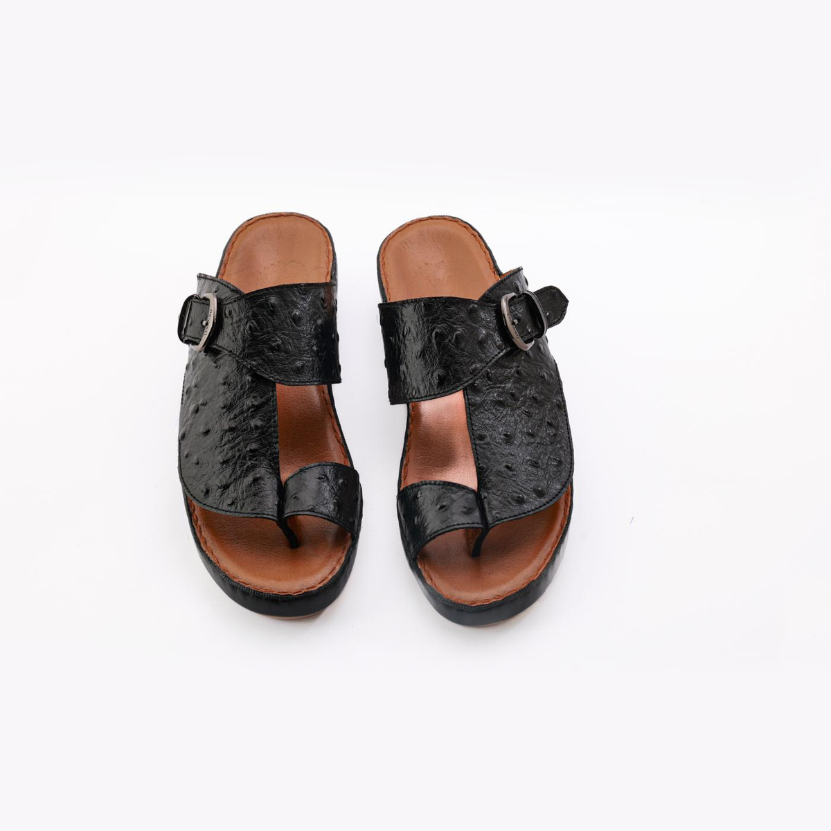 AN-2020- Black Luxury Arabic Sandal for Men