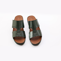 AN-2019- Green Luxury Arabic Sandal for Men