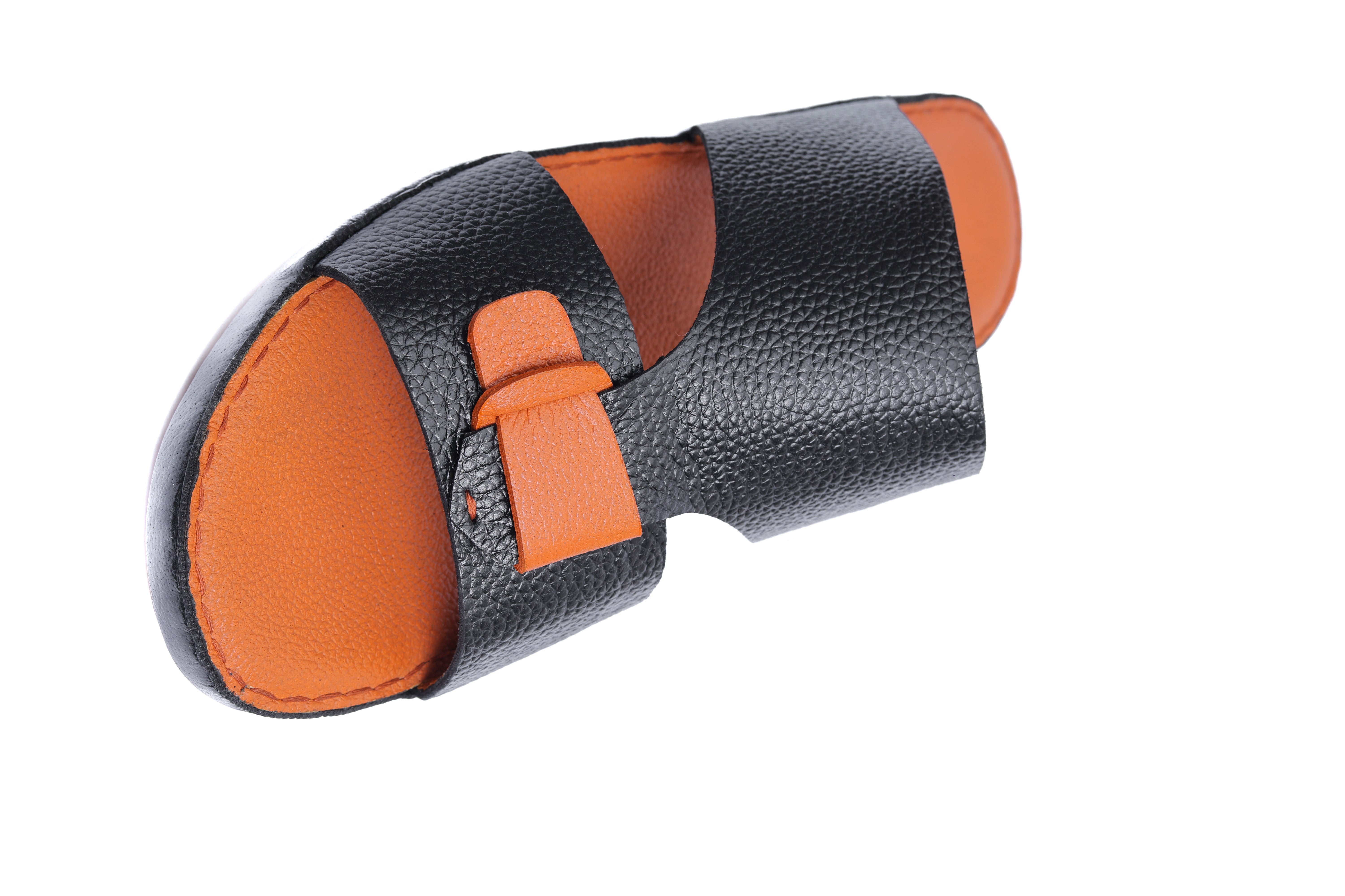 AN- 4853 - Black / Tan Luxury Arabic Sandal for Men