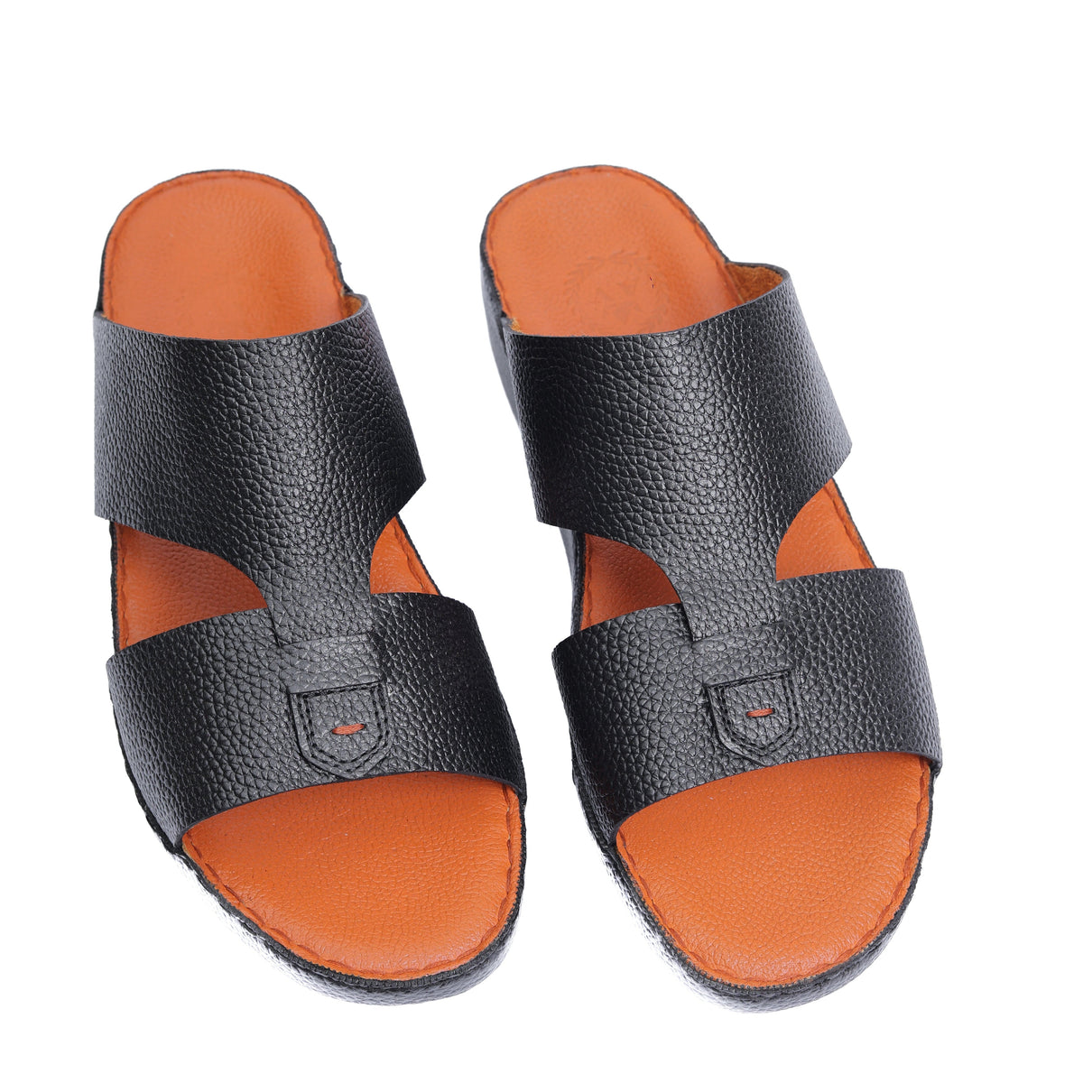 AN- 4851 Black / Tan - Luxury Arabic Sandal for Men