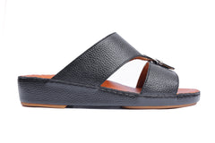 AN- 4852 - Black / Tan Luxury Arabic Sandal for Men