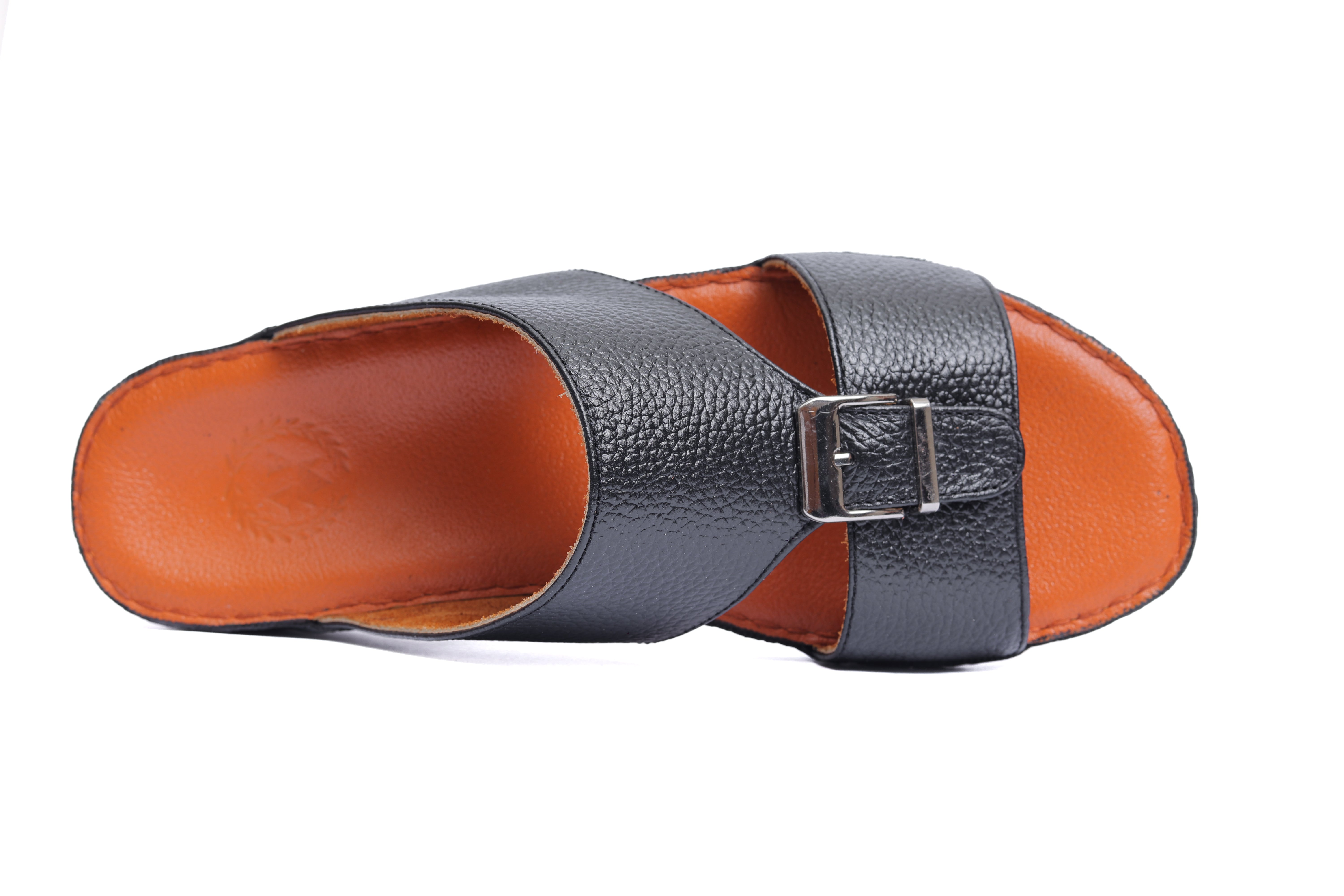 AN- 4852 - Black / Tan Luxury Arabic Sandal for Men