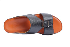 AN- 4852 - Black / Tan Luxury Arabic Sandal for Men