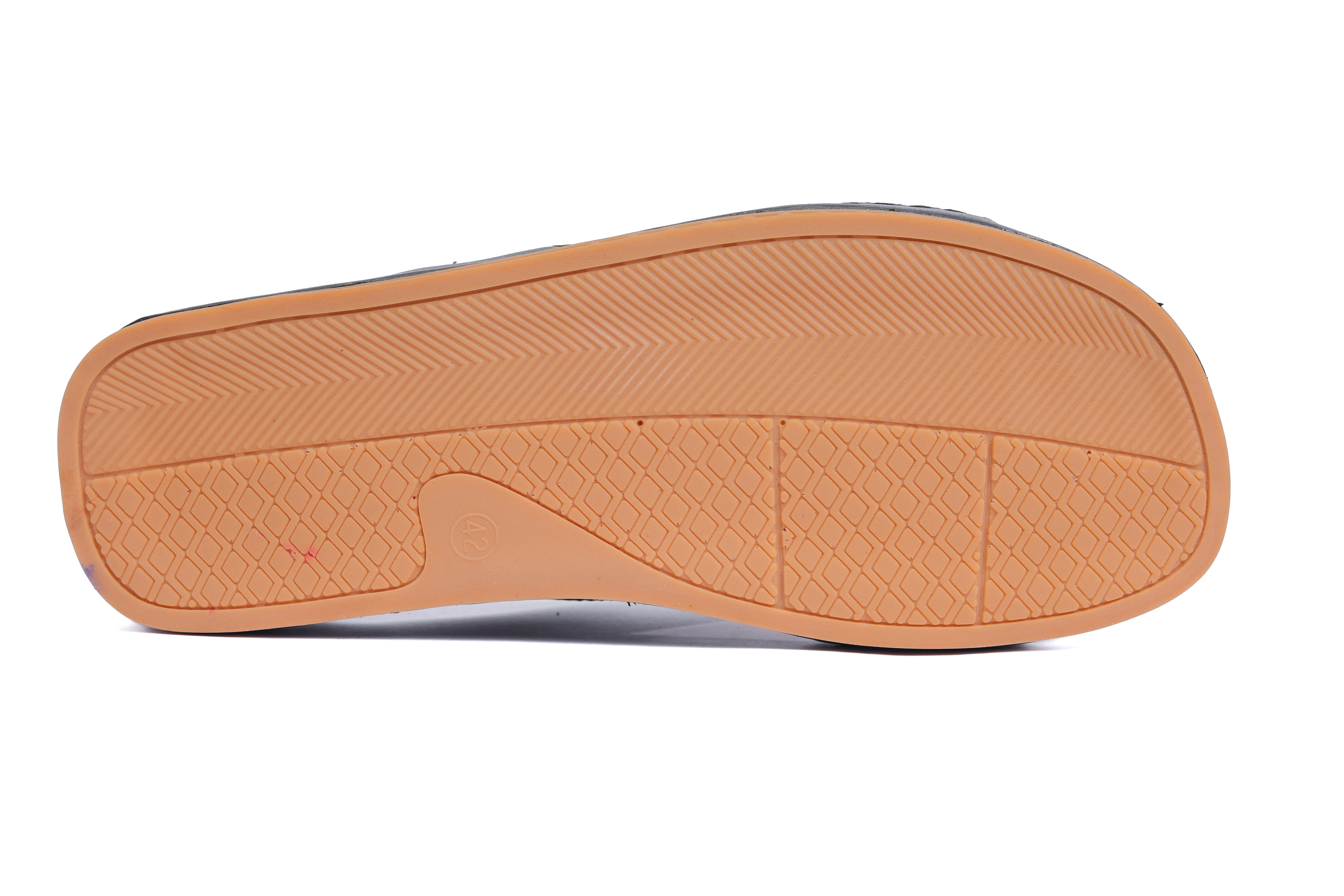 AN- 4849 - Black / Tan Luxury Arabic Sandal for Men