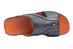 AN- 4849 - Black / Tan Luxury Arabic Sandal for Men