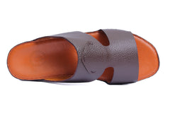 AN- 4850 - Brown / Tan Luxury Arabic Sandal for Men