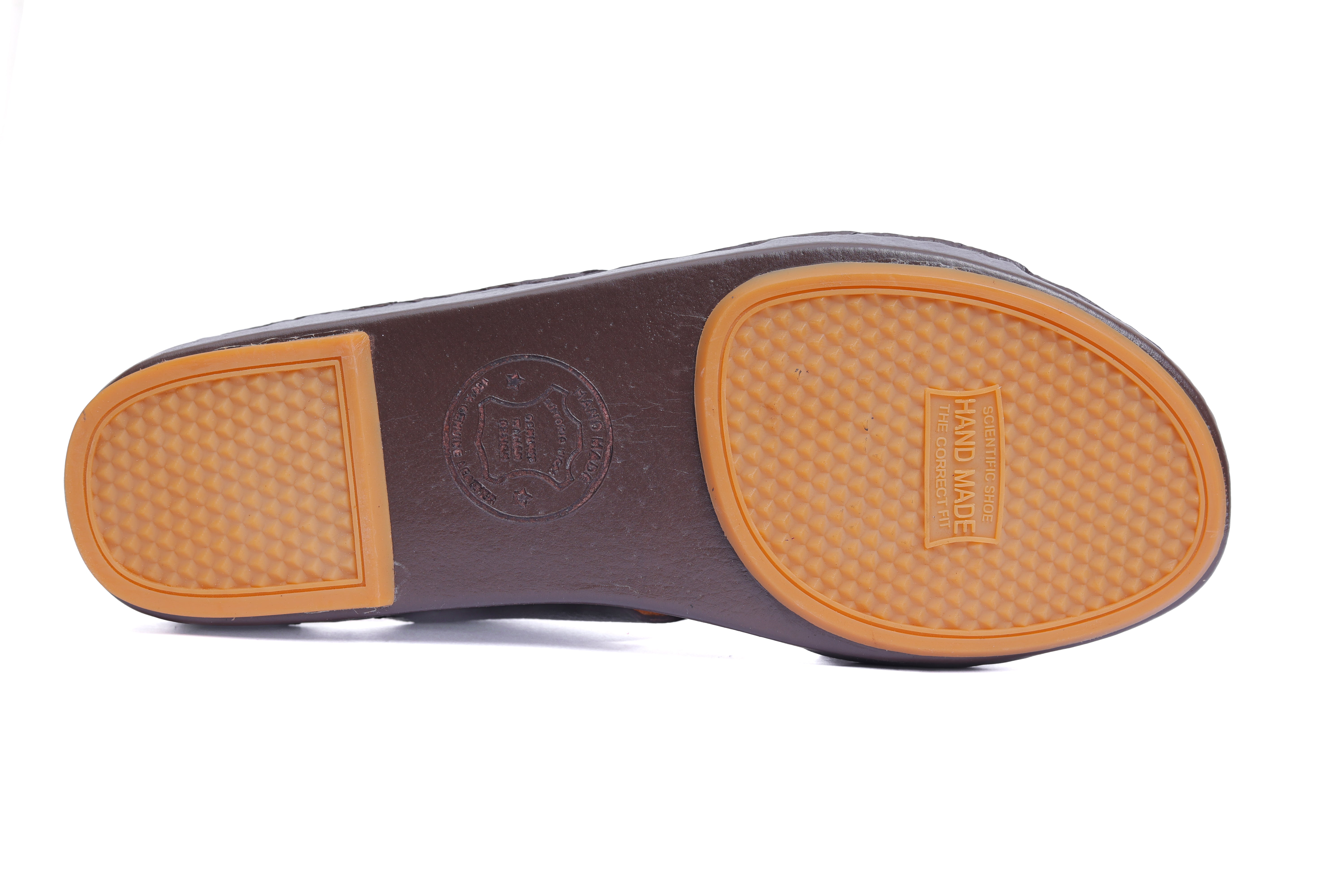 AN- 4853 - Brown / Tan Luxury Arabic Sandal for Men