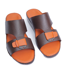 AN- 4853 - Brown / Tan Luxury Arabic Sandal for Men
