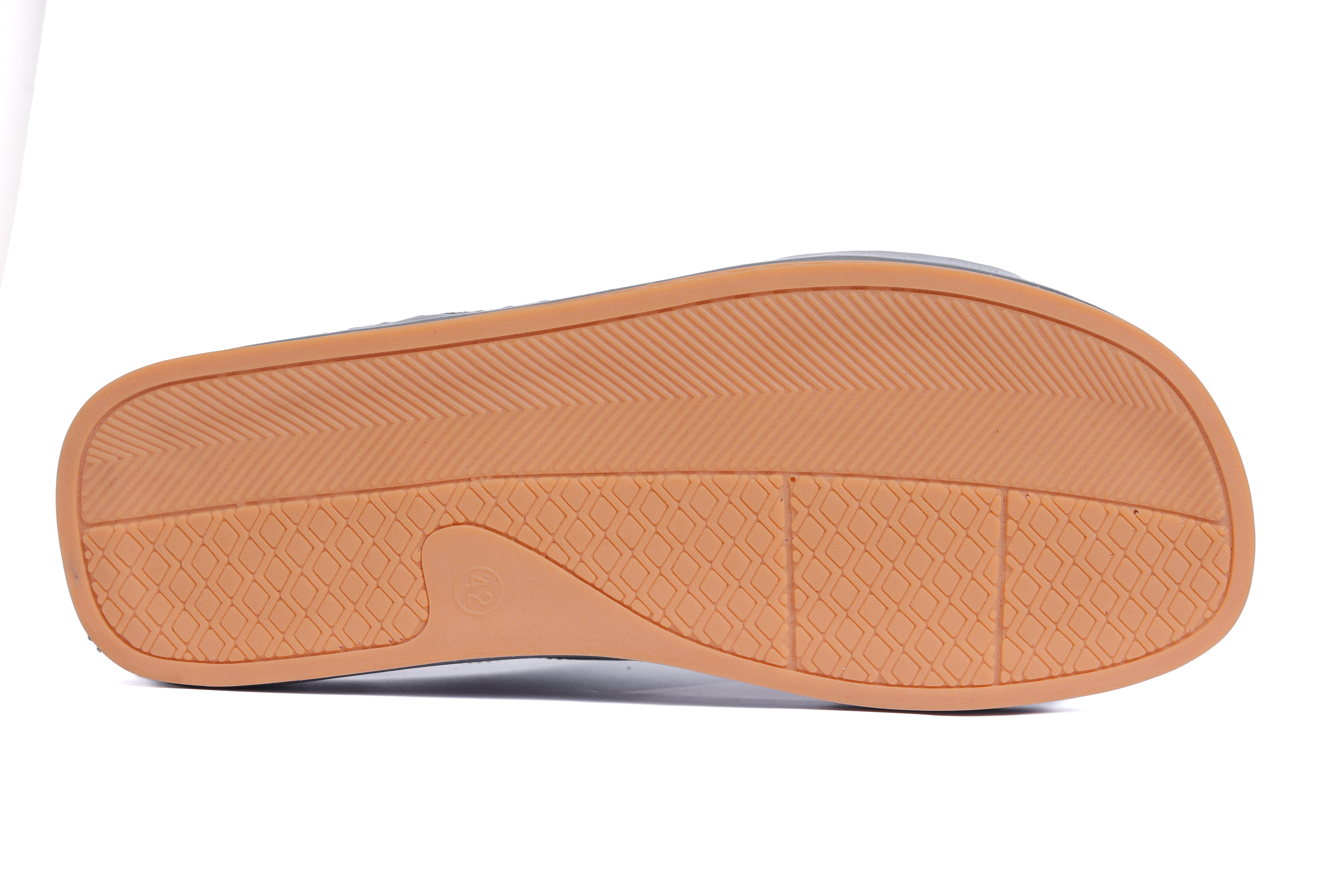 AN- 4849 - Gray / Tan Luxury Arabic Sandal for Men