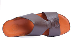 AN- 4851 Brown / Tan - Luxury Arabic Sandal for Men