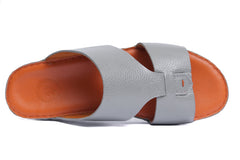 AN- 4851 Gray / Tan - Luxury Arabic Sandal for Men