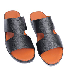 AN- 4850 - Black / Tan Luxury Arabic Sandal for Men
