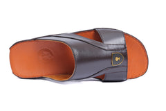 AN- 4849 - Brown / Tan Luxury Arabic Sandal for Men