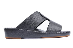 AN- 4850 - Full Black Luxury Arabic Sandal for Men