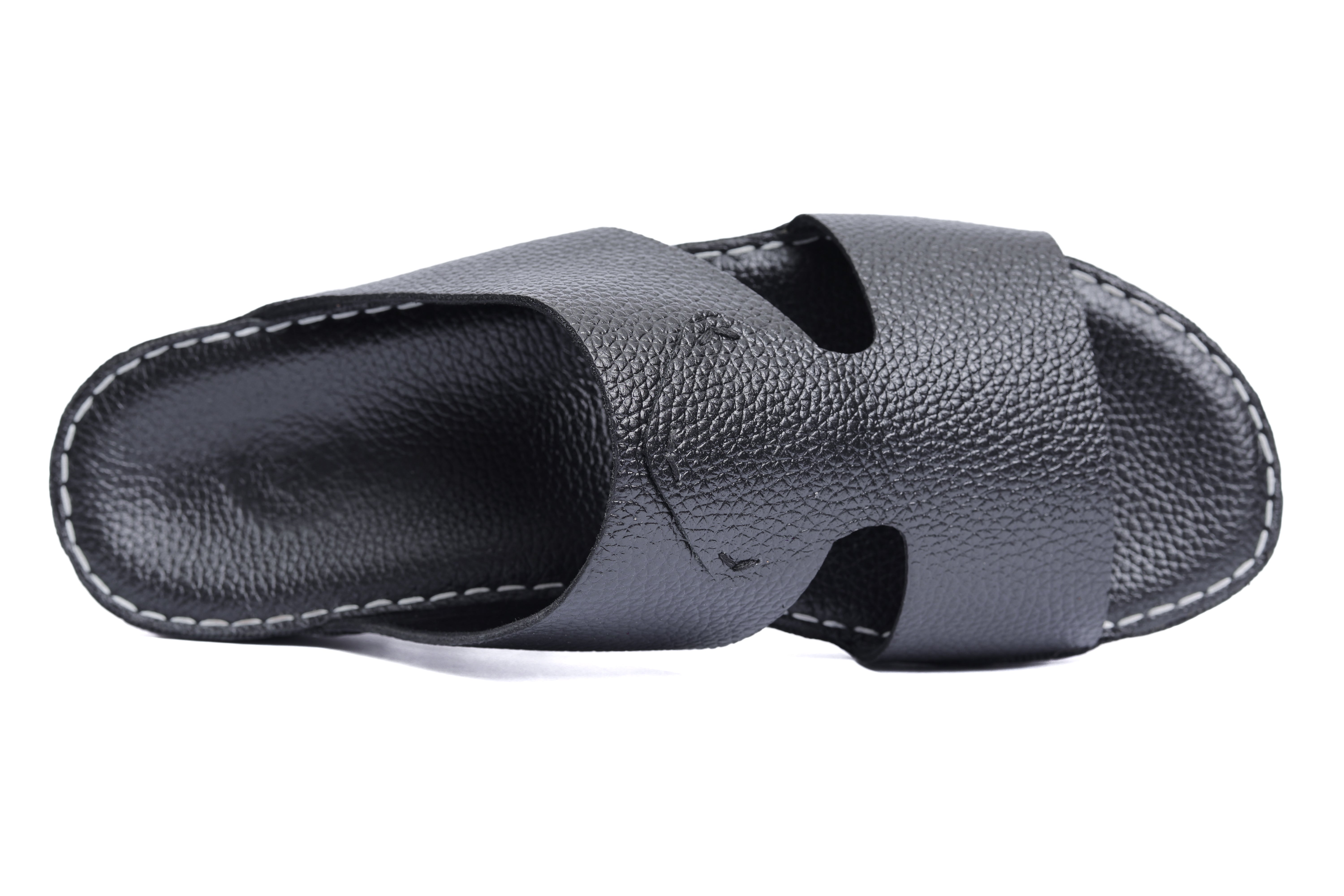 AN- 4850 - Full Black Luxury Arabic Sandal for Men