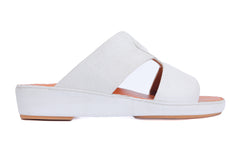 AN- 4850 - White / Tan Luxury Arabic Sandal for Men